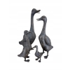 Rodzina Kaczek - 4 Kaczki Kaczka Komplet - Figura z Brązu - Prezent