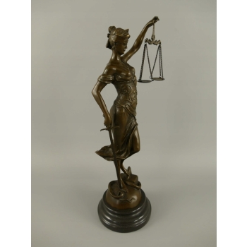 TEMIDA z Brązu - FIGURA PREZENT DLA PRAWNIKA 40cm