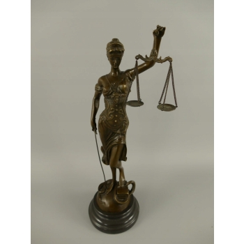 TEMIDA z Brązu - FIGURA PREZENT DLA PRAWNIKA 40cm