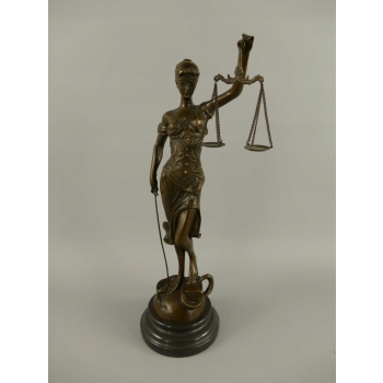 TEMIDA z Brązu - FIGURA PREZENT DLA PRAWNIKA 40cm
