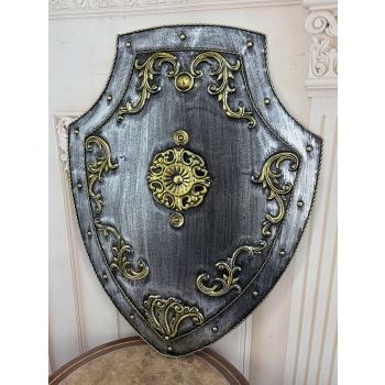 Metalowa Tarcza Rycerska - Zamek Pałac - Zbroja - Dekoracja
