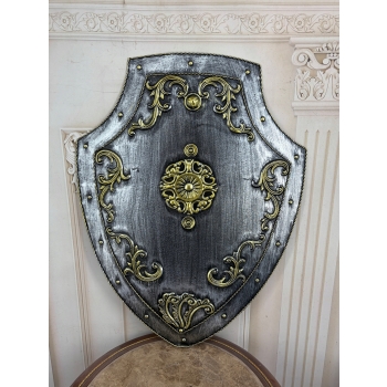 Metalowa Tarcza Rycerska - Zamek Pałac - Zbroja - Dekoracja