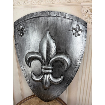 Metalowa Tarcza Rycerska - Zamek Pałac - Zbroja - Dekoracja