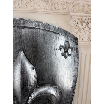 Metalowa Tarcza Rycerska - Zamek Pałac - Zbroja - Dekoracja