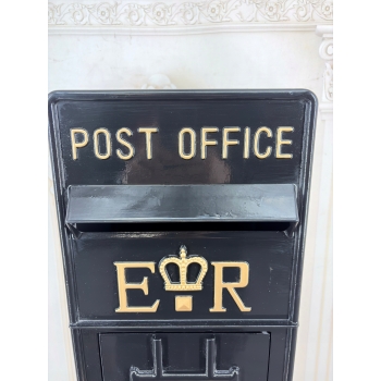 Kolumnowa Czarna Skrzynka Na Listy - Post Office - Aluminium - Poczta