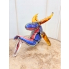 Szkło Murano Style - Siedzący Renifer - Figura ze Szkła - Dekoracja Ozdoba