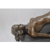 Akt Kobiety - Gimnastyczka Akrobatka Figura z Brązu - Piękna Postać