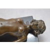 Akt Kobiety - Gimnastyczka Akrobatka Figura z Brązu - Piękna Postać