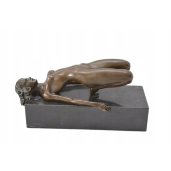 Akt Kobiety - Gimnastyczka Akrobatka Figura z Brązu - Piękna Postać