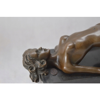 Akt Kobiety - Gimnastyczka Akrobatka Figura z Brązu - Piękna Postać