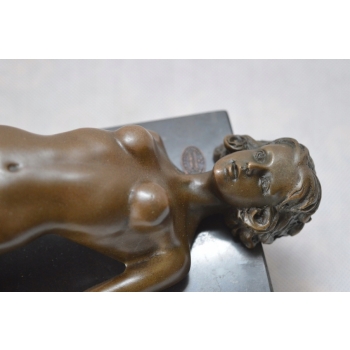 Akt Kobiety - Gimnastyczka Akrobatka Figura z Brązu - Piękna Postać