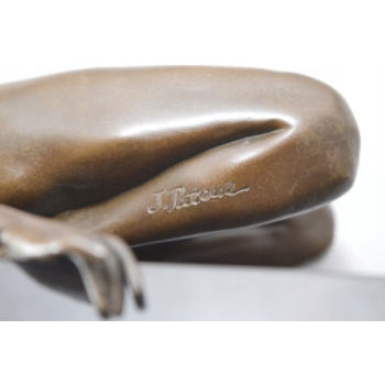 Akt Kobiety - Gimnastyczka Akrobatka Figura z Brązu - Piękna Postać