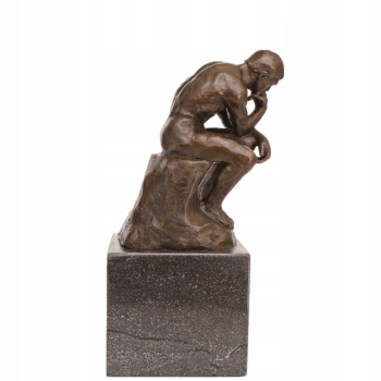 Myśliciel RZEŹBA AUGUSTE RODIN - FIGURA BRĄZ 20CM